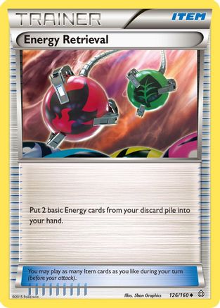 Energy Retrieval (126) Reverse Holofoil - XY Primal Clash