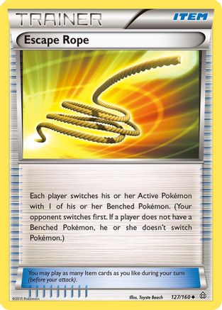 Escape Rope (127) Reverse Holofoil - XY Primal Clash