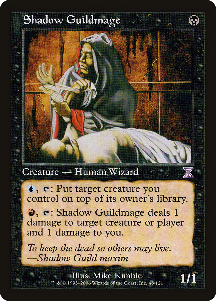 Shadow Guildmage (Retro) (046) - Time Spiral Timeshifted