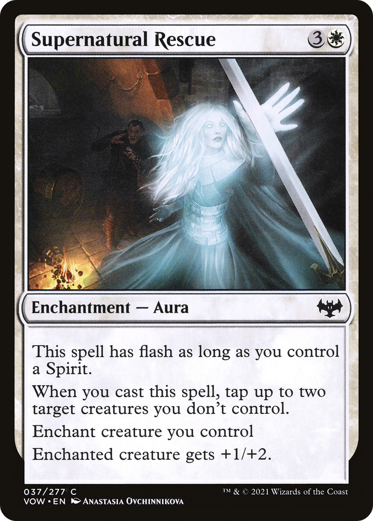 Supernatural Rescue (037) Foil - Innistrad: Crimson Vow