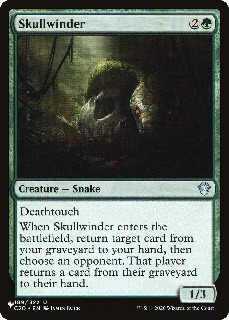 Skullwinder (C20-189) - The List