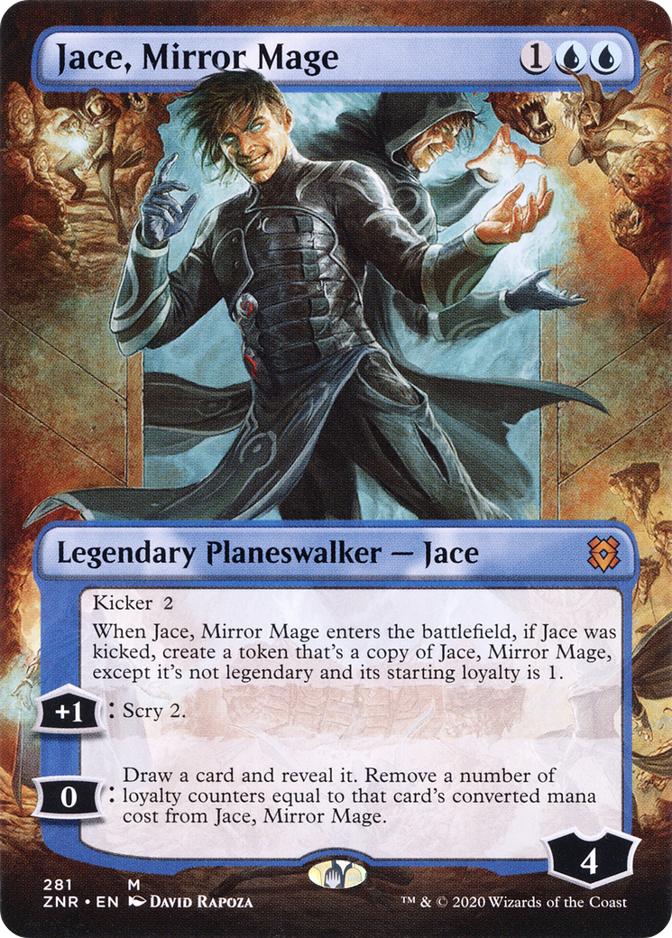Jace, Mirror Mage (Borderless) (281) - Zendikar Rising