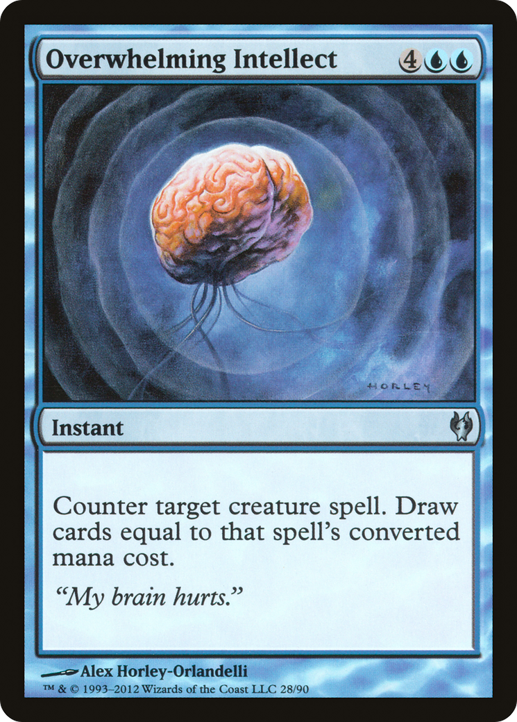 Overwhelming Intellect (028) - Duel Decks: Izzet vs. Golgari