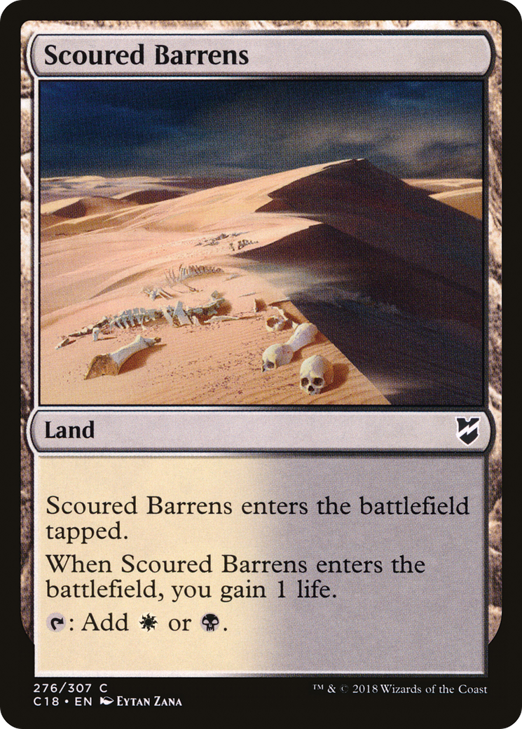 Scoured Barrens (276) - Commander 2018