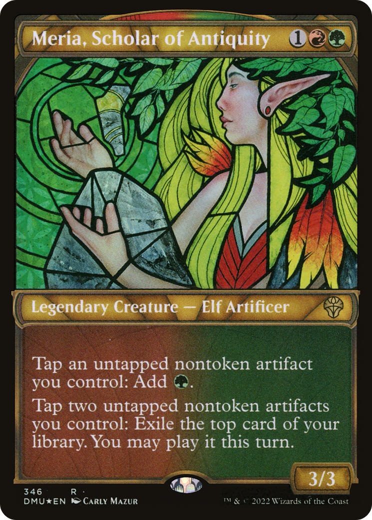 Meria, Scholar of Antiquity (Showcase) (346) Foil - Dominaria United