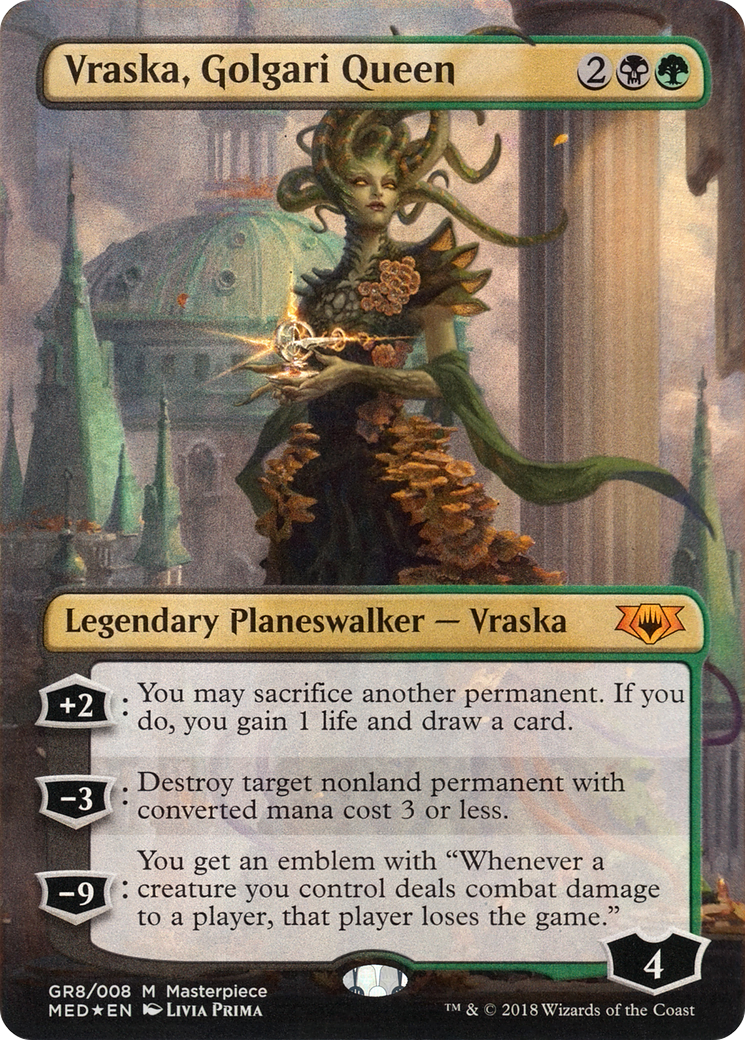 Vraska, Golgari Queen (GR8) Foil - Mythic Edition