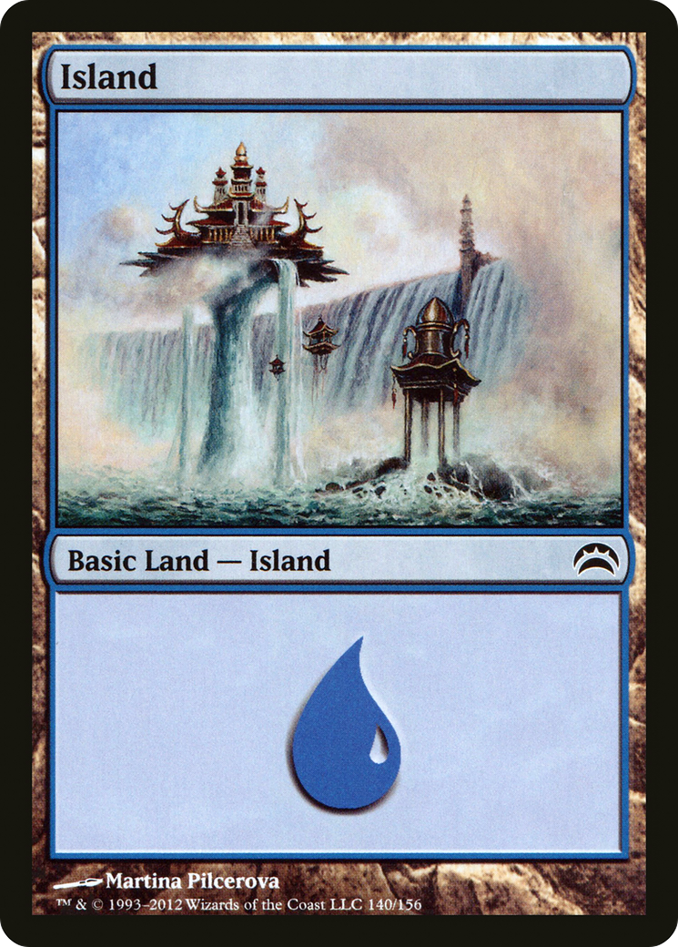 Island (140) Foil - Planechase 2012