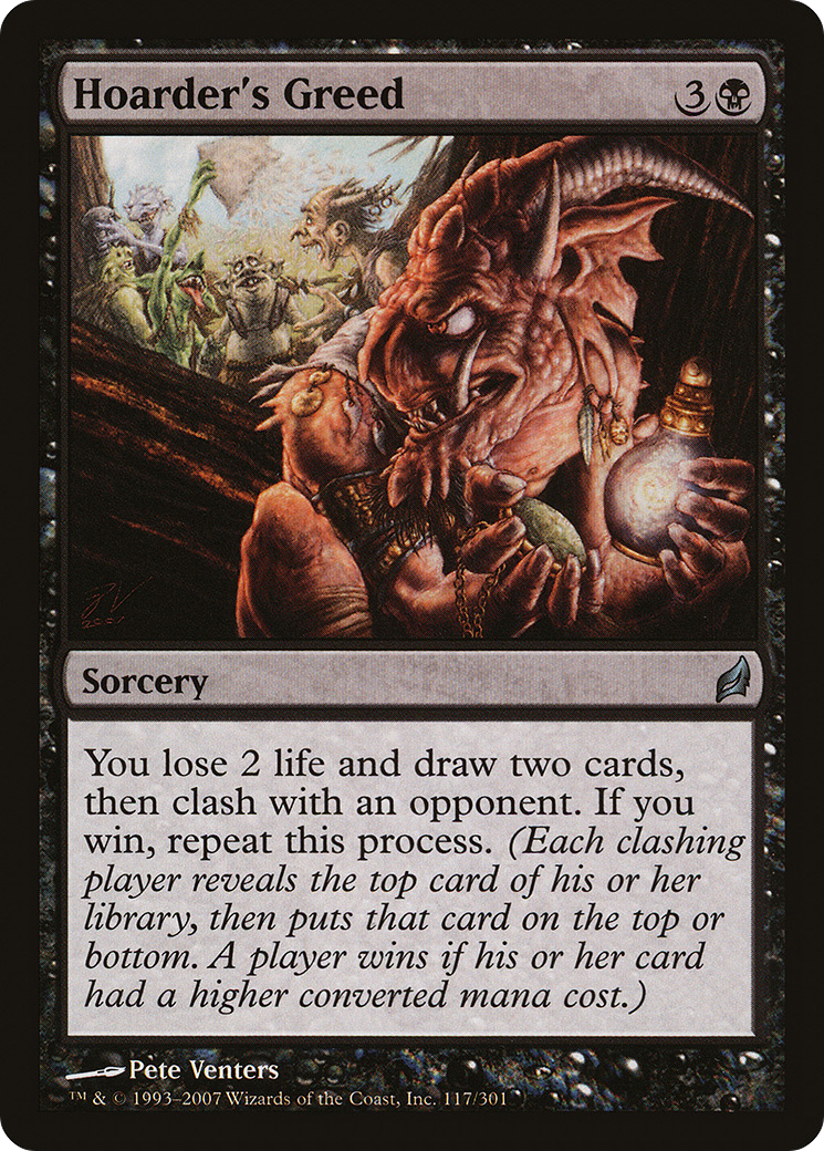 Hoarder's Greed (117) Foil - Lorwyn