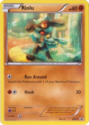 Riolu - BW33 (BW33) - Black and White Promos