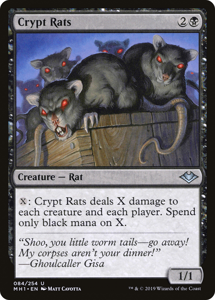 Crypt Rats (084) Foil - Modern Horizons