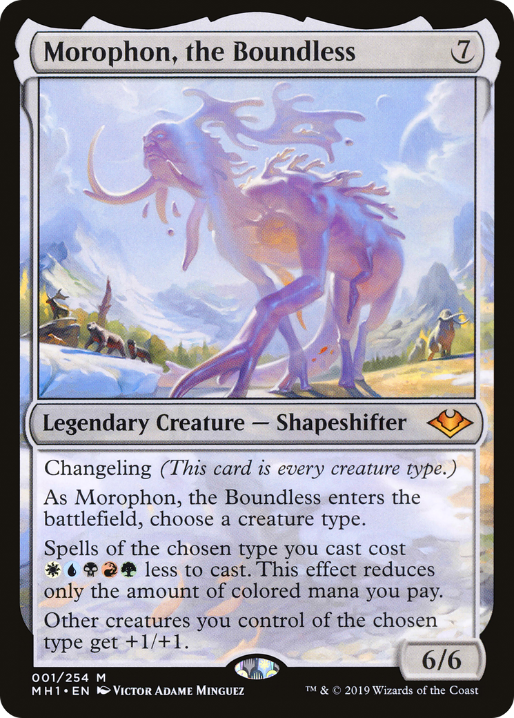 Morophon, the Boundless (001) Foil - Modern Horizons