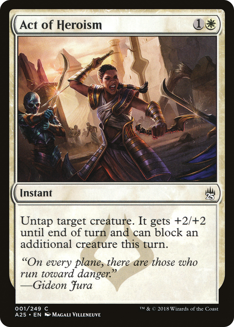 Act of Heroism (001) Foil - Masters 25