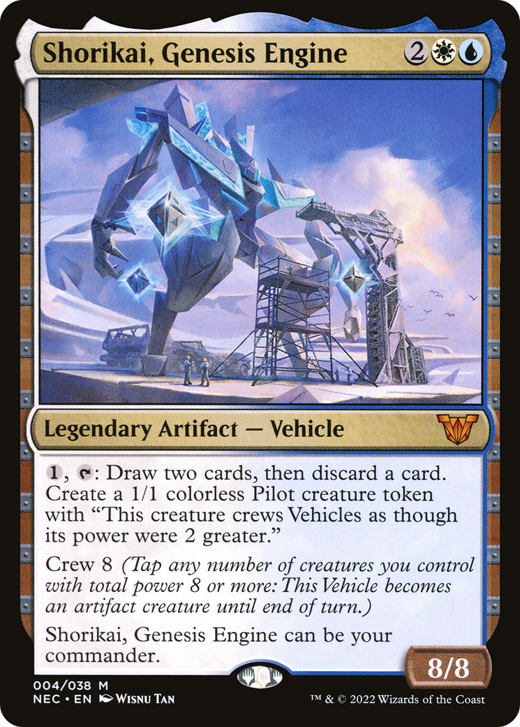Shorikai, Genesis Engine (004) - Neon Dynasty Commander