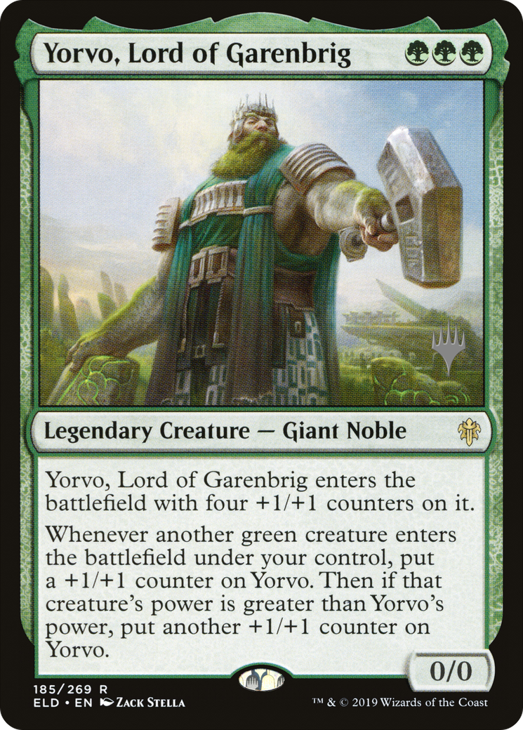 Yorvo, Lord of Garenbrig (185p) Foil - Throne of Eldraine Promos