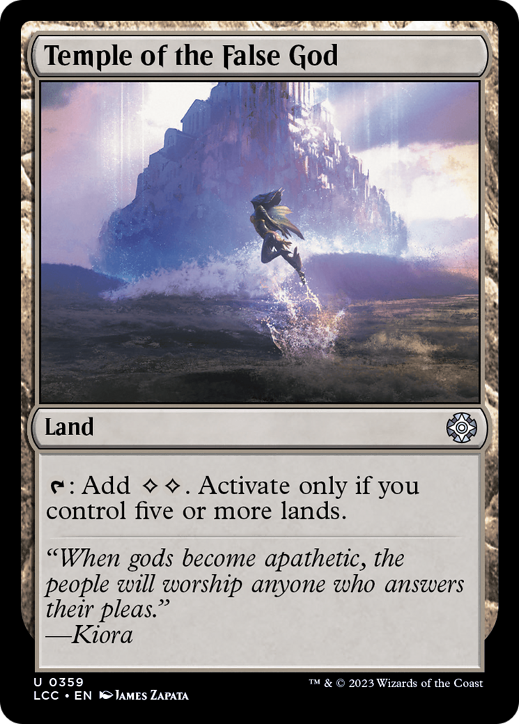 Temple of the False God (359) - The Lost Caverns of Ixalan Commander