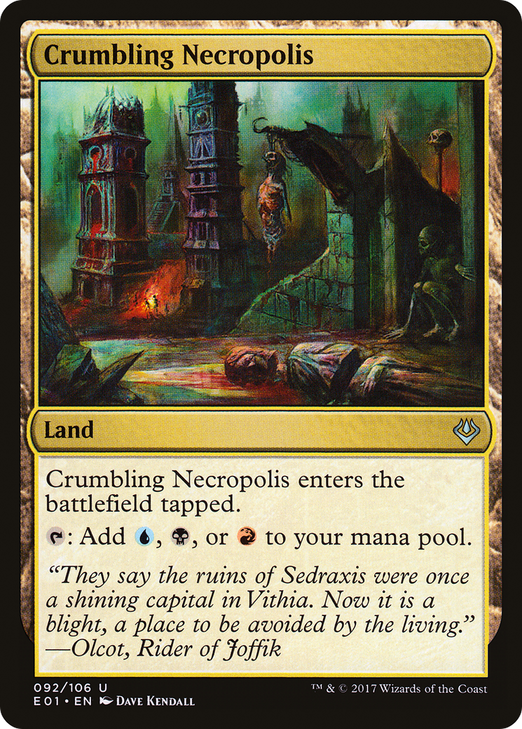 Crumbling Necropolis (092) - Archenemy: Nicol Bolas