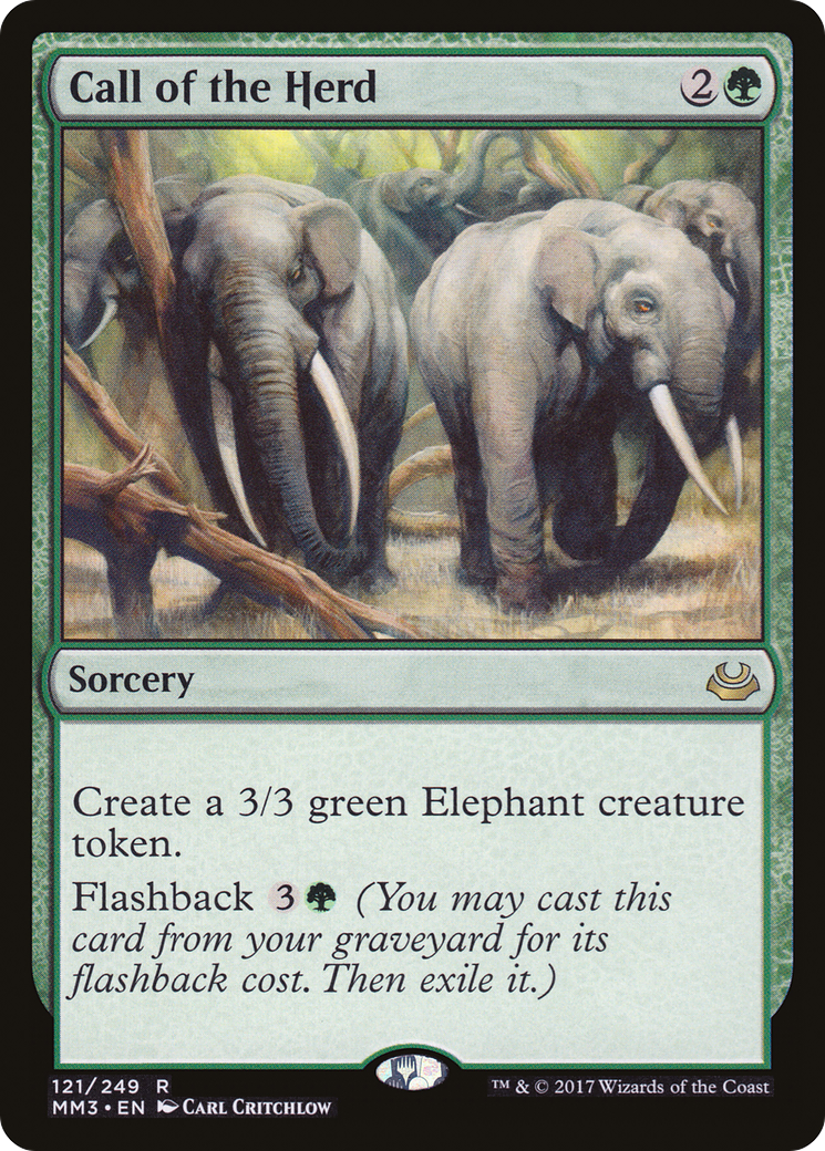 Call of the Herd (121) Foil - Modern Masters 2017