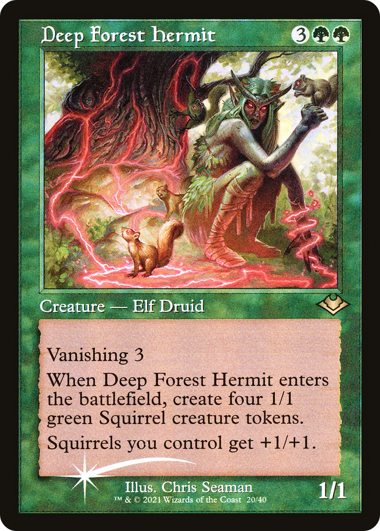 Deep Forest Hermit (Retro) (020) Foil - Modern Horizons 1 Timeshifts