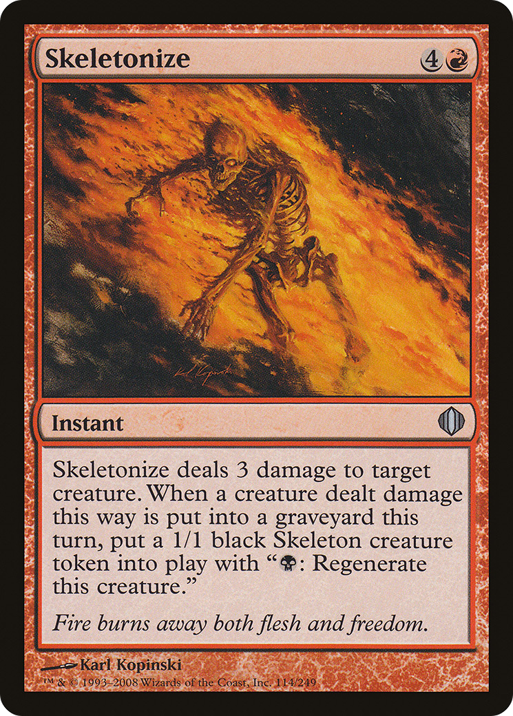 Skeletonize (114) - Shards of Alara