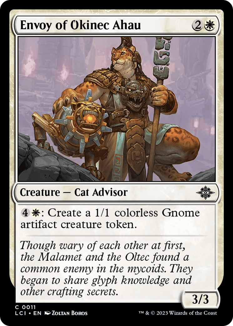 Envoy of Okinec Ahau (011) Foil - The Lost Caverns of Ixalan