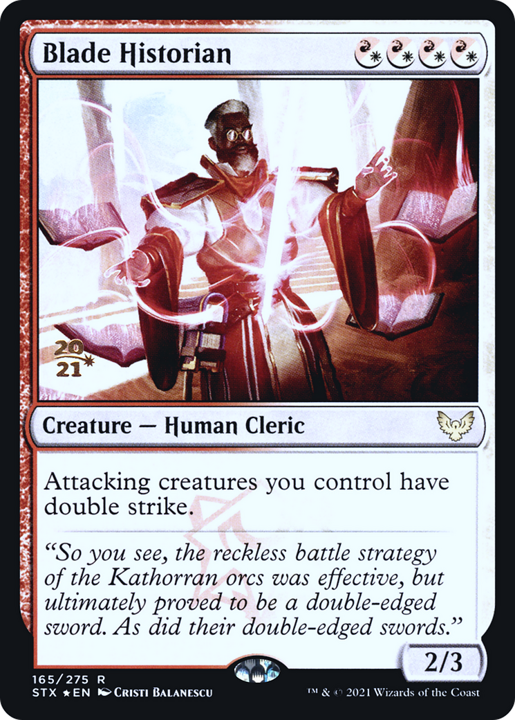 Blade Historian (165) Foil - Strixhaven: School of Mages Promos