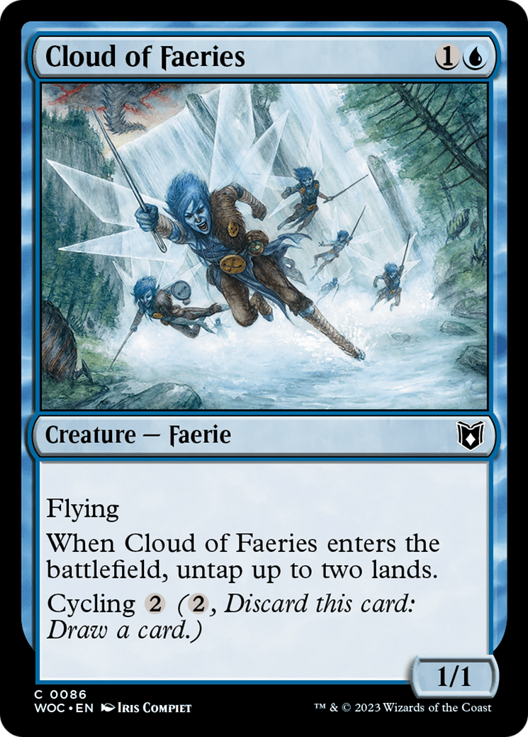 Cloud of Faeries (086) - Wilds of Eldraine Commander