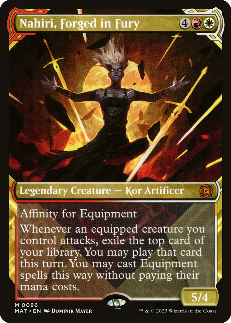 Nahiri, Forged in Fury (Showcase) (086) - March of the Machine: The Aftermath