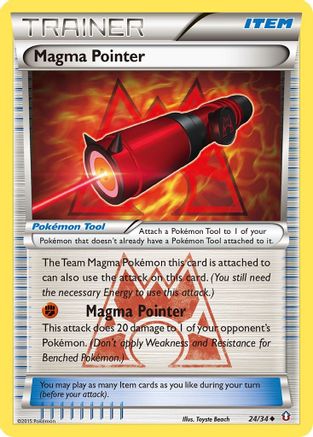Magma Pointer (24) Reverse Holofoil - Double Crisis