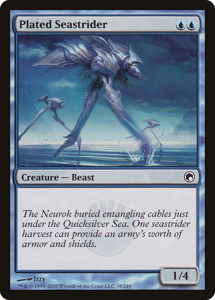 Plated Seastrider (038) Foil - Scars of Mirrodin