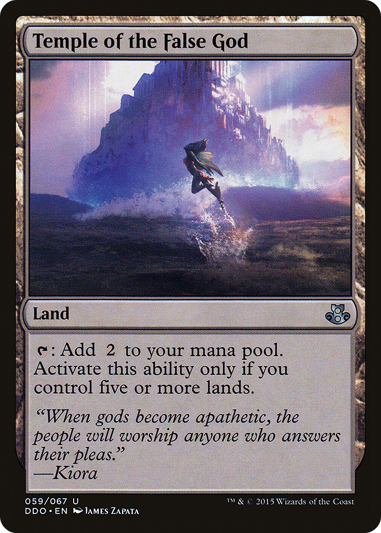Temple of the False God (059) - Duel Decks: Elspeth vs. Kiora