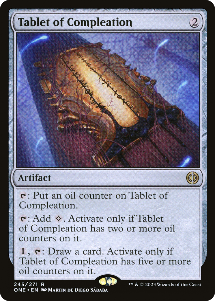 Tablet of Compleation (245) Foil - Phyrexia: All Will Be One