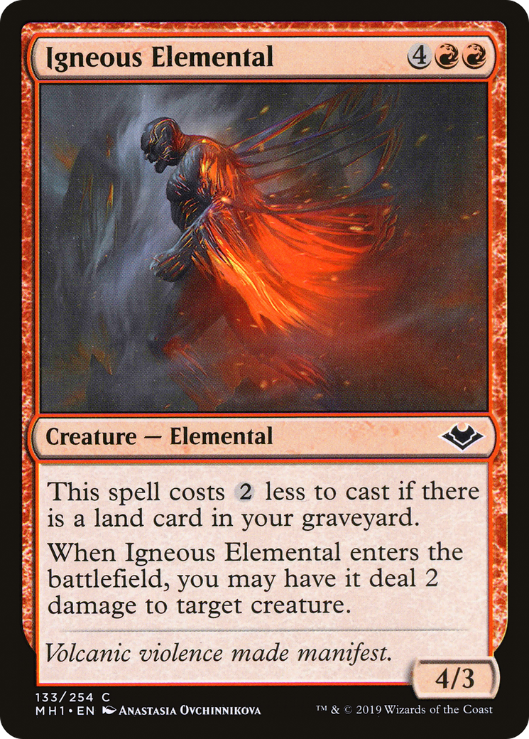 Igneous Elemental (133) Foil - Modern Horizons