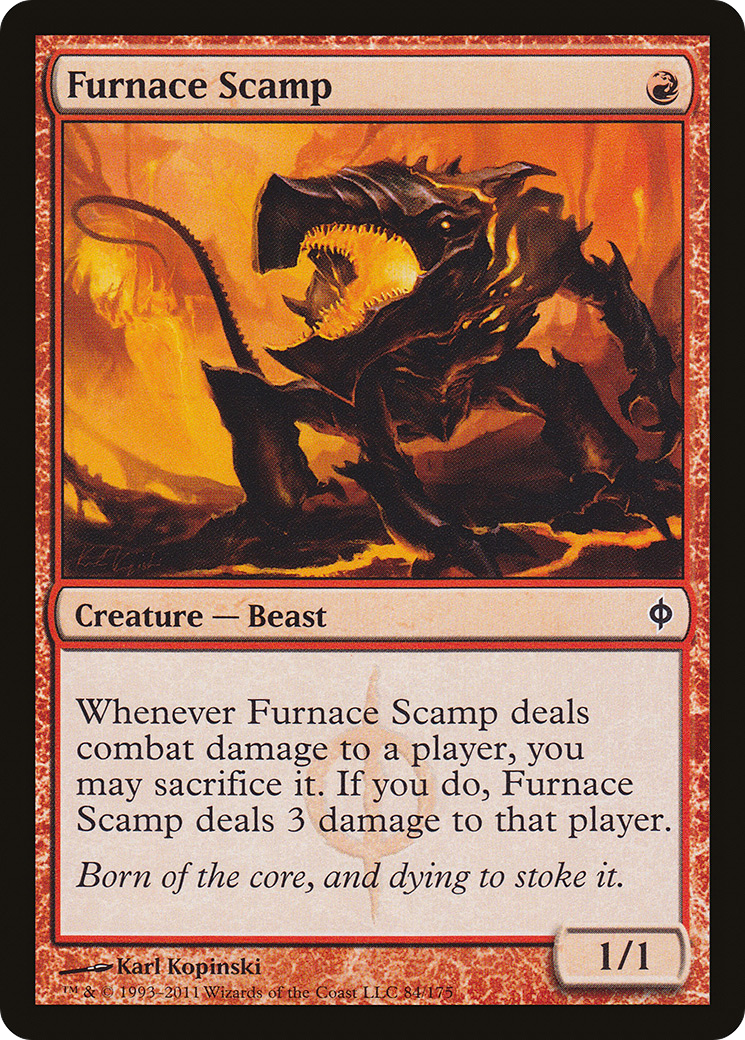 Furnace Scamp (084) - New Phyrexia