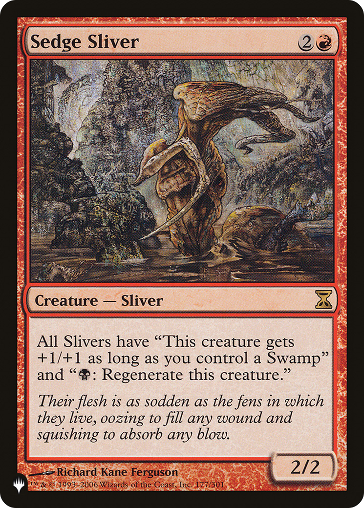 Sedge Sliver (TSP-177) - The List