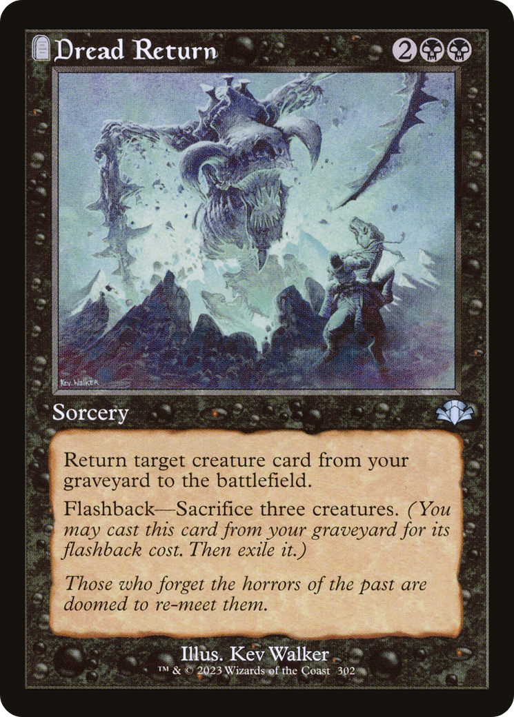 Dread Return (Retro) (302) Foil - Dominaria Remastered
