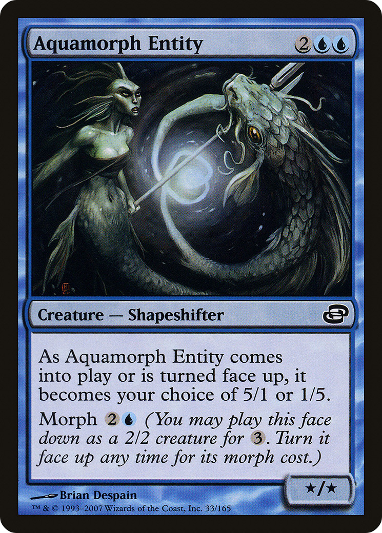Aquamorph Entity (033) Foil - Planar Chaos