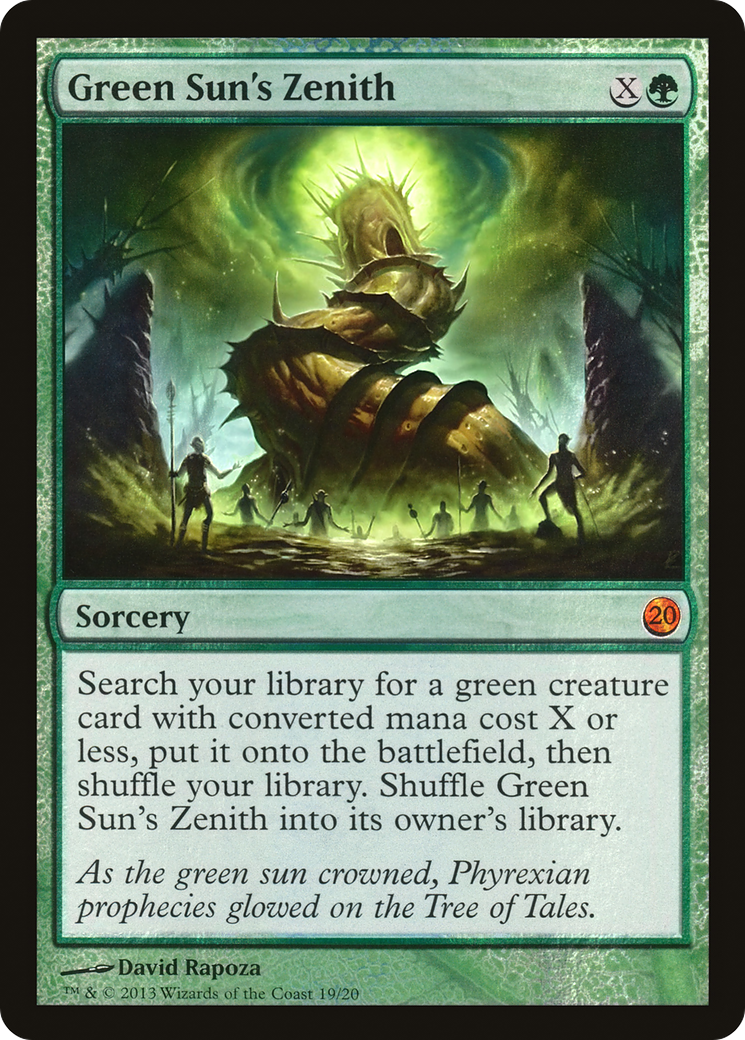 Green Sun's Zenith (019) Foil - From the Vault: Twenty
