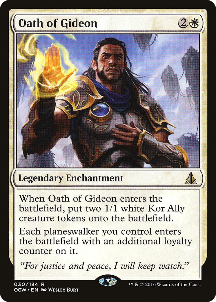 Oath of Gideon (030) Foil - Oath of the Gatewatch