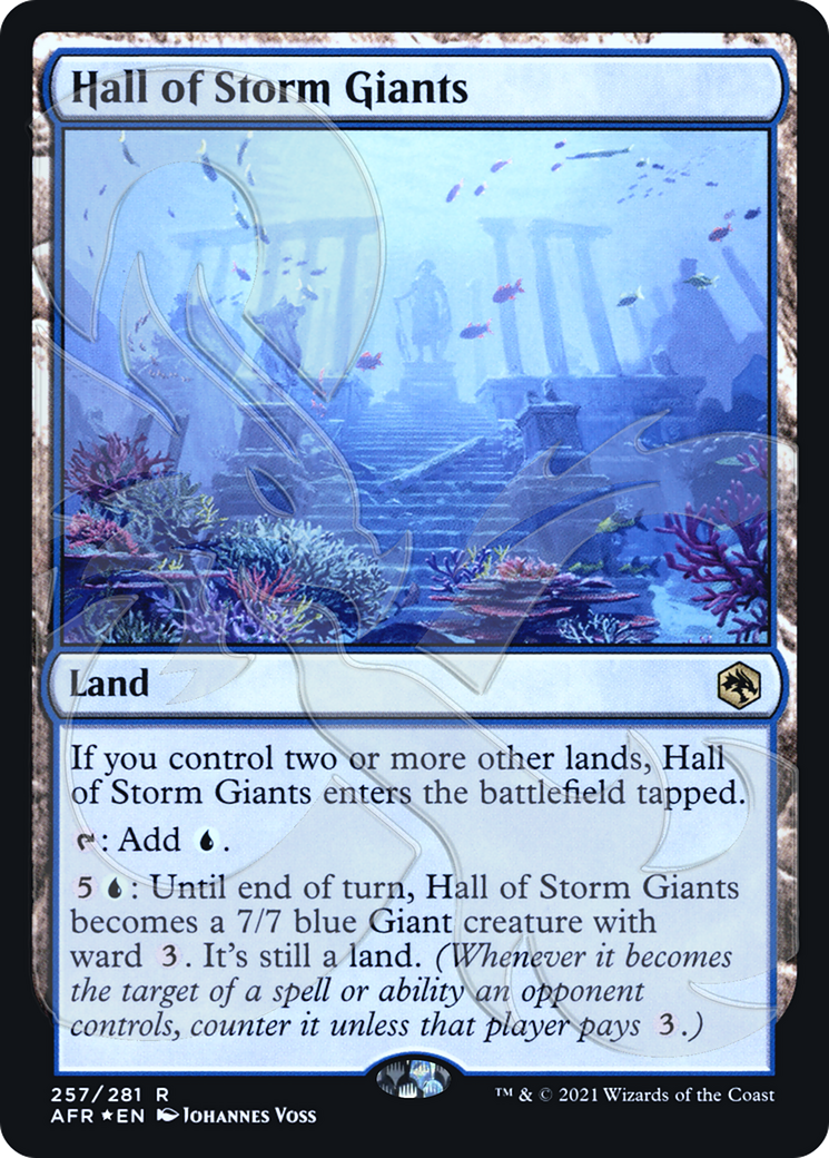 Hall of Storm Giants (257) Foil - Adventures in the Forgotten Realms Promos