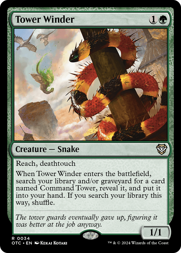 Tower Winder (034) - Outlaws of Thunder Junction Commander