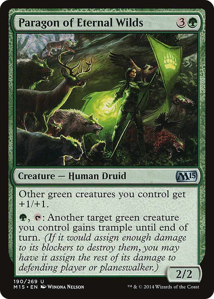 Paragon of Eternal Wilds (190) Foil - Magic 2015