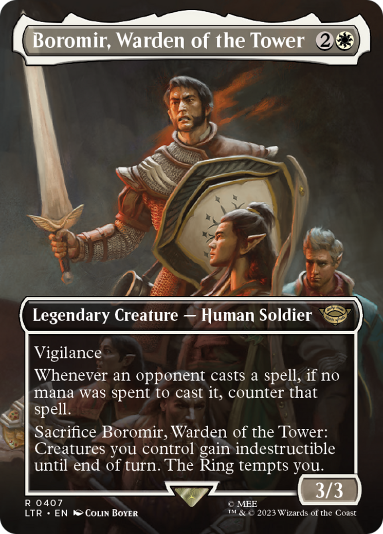 Boromir, Warden of the Tower (407) Foil - The Lord of the Rings: Tales of Middle-earth