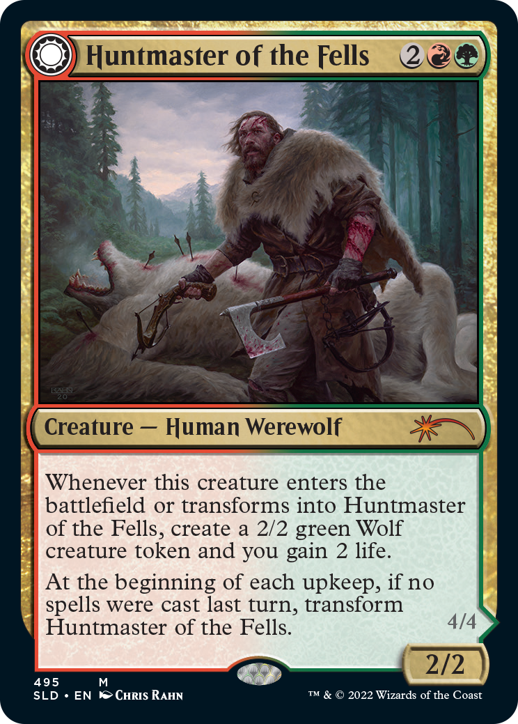 Huntmaster of the Fells // Ravager of the Fells (495) - Secret Lair Drop