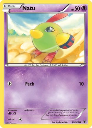 Natu (27) Reverse Holofoil - XY Roaring Skies