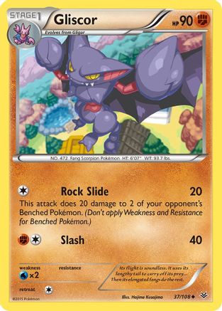 Gliscor (37) Reverse Holofoil - XY Roaring Skies