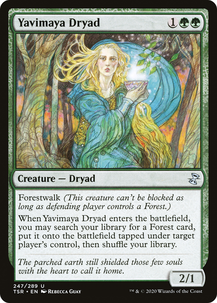 Yavimaya Dryad (247) Foil - Time Spiral Remastered