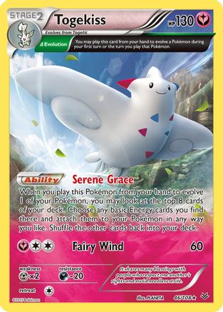 Togekiss (Delta) (46) Reverse Holofoil - XY Roaring Skies