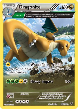 Dragonite (Delta) (52) Reverse Holofoil - XY Roaring Skies