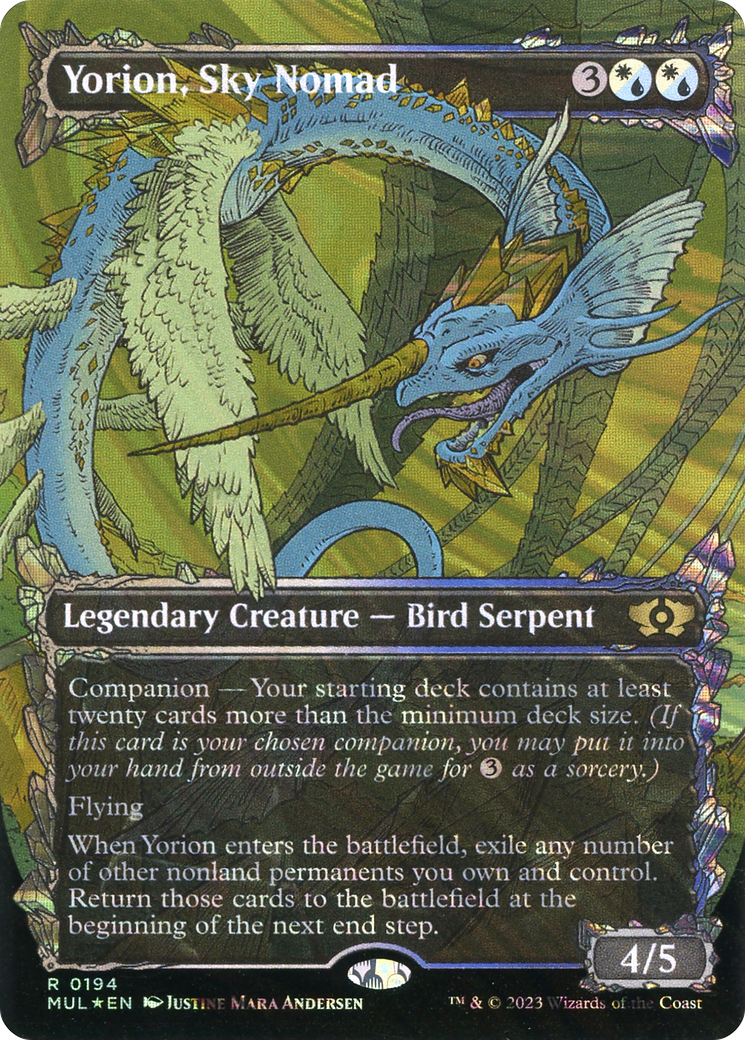 Yorion, Sky Nomad (Halo Foil) (Showcase) (194) Foil - Multiverse Legends