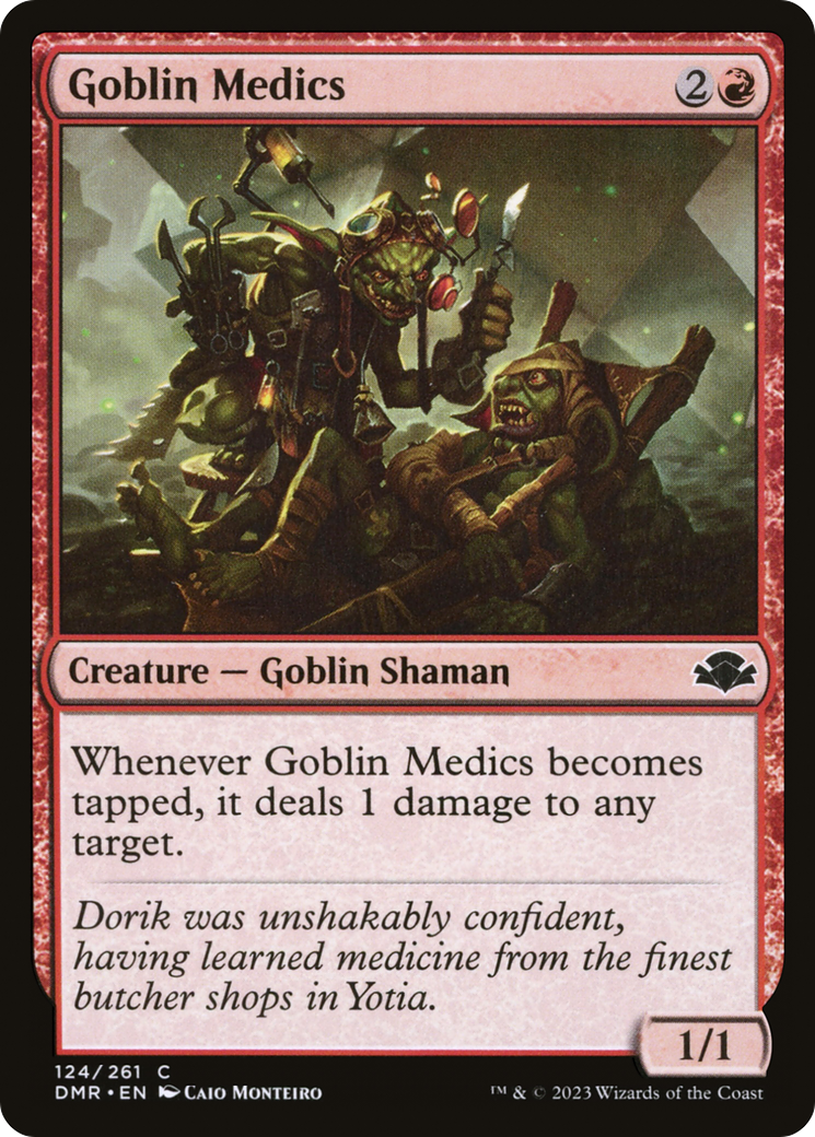 Goblin Medics (124) Foil - Dominaria Remastered